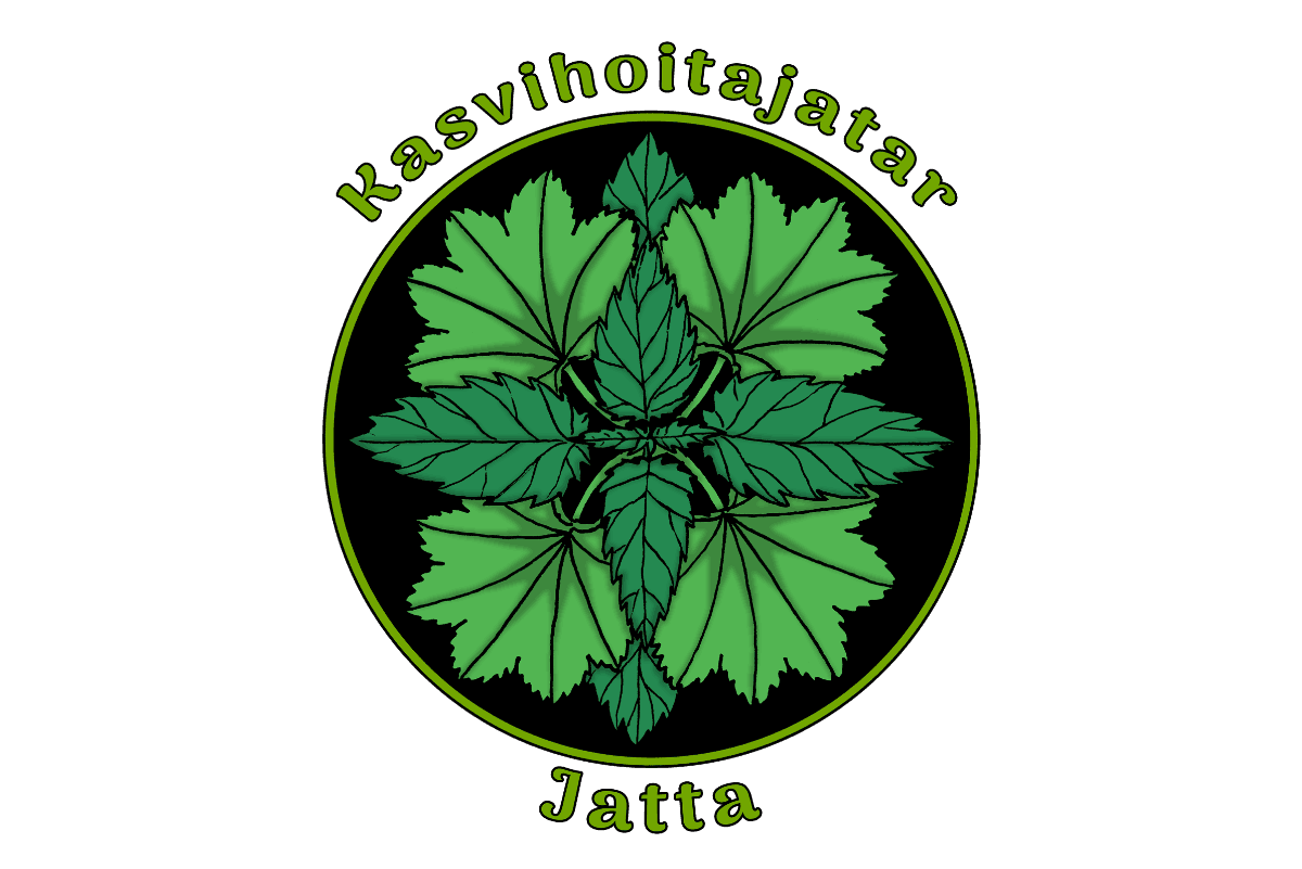 Kasvihoitajatar Jatta logo. Yrttineuvoja.