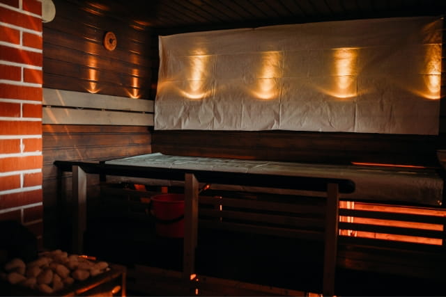 sauna turve.