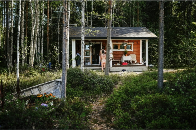 Rantasauna Nokia, Metsärauhan tila.